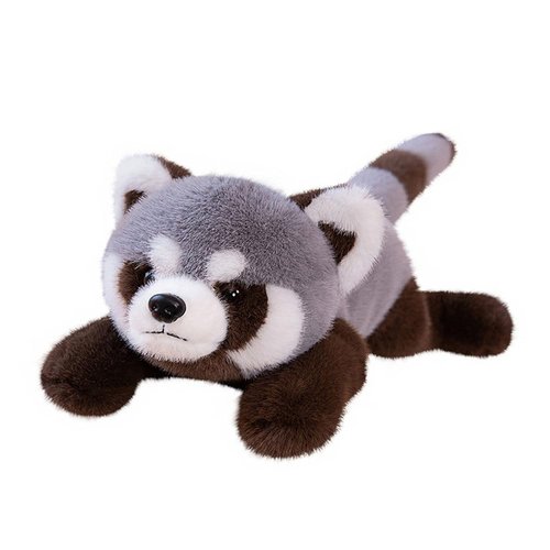 KOJAGARRI Raccoon Weighted Stuffed Animals,Cute Raccoon Plush Toy Raccoon Stuffed Animal, Stuffed Animals for Girls and Boys, 11.8 inch, Lying Down, FY1535301HZXHZ3BGK