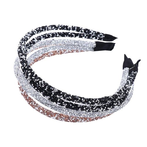 Vctitil 3 Pieces Double Layer Hair Hoop Cute Temperament Hair Accessories Headdress Matching Fashion Design Bezel Women Hair Band for Women Girls