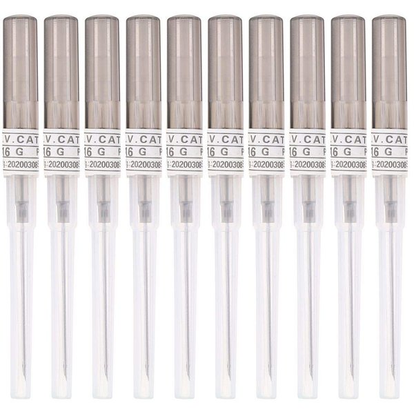 Piercing Needles,New Star Tattoo 10pcs 16G Gauge Steel Catheter Piercing Needles Supply