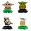 Baby Yoda Birthday Party Decorations Honeycomb Centerpiece, Baby Yoda 3D Party Supplies, Baby Yoda Party Favors for Table Centerpiece Party