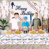 PIXHOTUL Baseball Party Supplies - Tableware Set, 81 Pcs, Plastic & Paper, Serves 20, Disposable Decorations for Kids, Adults Birthday, Game Day, Holiday Events