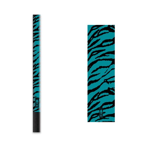 Bohning 4" Tiger Print Arrow Wraps, Standard, Teal Tiger