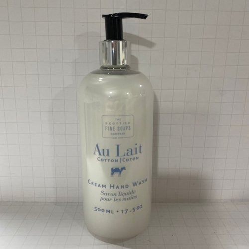 Scottish Fine Soaps The Company Au Lait Cream Hand Wash - Cotton - 17.5 Oz.