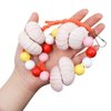 Jinkoozz Bird Chewing Toys, Parrot Beak Grinding Sea ​​Urchin Toy, Bird Cage Accessories, Cage Toys for Cockatiel Parakeet Parrot Budgies Rat Hamster Chinchilla Rabbit Bunny African Grey