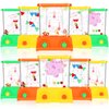 10 Pieces Handheld Water Game Arcade Water Ring Water Tables for Beach Toys Party Favor Fish Rings Fun Game for Different Ages Basketball Fun Present for Men Pastime, Without Water (Fresh Style)