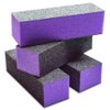 Karlash 10 Pcs Purple Black Nail Buffer Sanding Block Polisher Buffing File Nail Art Manicure Pedicure File 60/100 (Purple)