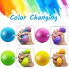 Eutreec Stress Ball Toys Color Changing - Sensory Squeeze Toys Squishy Balls for Teens Kids and Adults Stress Relief Balls for Easter Stocking Party Bundle - 4 Pack(Green/Yellow/Blue/Pink)