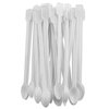 AXLIZER 200PCS Mini Plastic Coffee Blender Spoon Disposable Plastic Coffee Spoon Tea Spoon Coffee Stirring Rod Plastic Spoon Coffee Soup SpoonMini Tea Stirrer