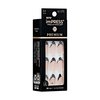 KISS imPRESS No Glue Mani Press-On Nails, Premium, Visions', Green, Medium Size, Almond Shape, Includes 30 Nails, Prep Pad, Instructions Sheet, 1 Manicure Stick, 1 Mini File