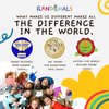 Randimals Plush Toy Stuffed Animal Mix - Giraffe & Turtle Hybrid Stuffed Animals for Girls & Boys - Huggable & Soft Animal Characters Cute Plushies - Unique Toys for Discovery & Adventure