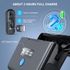 Weekinend, Battery Charger for GoPro Hero 12/11/10/9/8/7/6/5, General GoPro Battery Charger with Micro SD Card Read and Battery Power Read, (Battery Not Include)