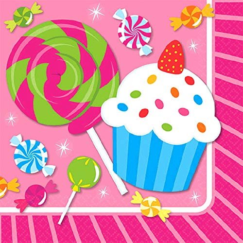 Sweet Shop Beverage Paper Napkins