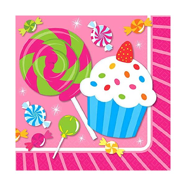 Sweet Shop Beverage Paper Napkins