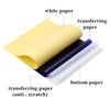 SOTICA 25PCS Tattoo Transfer Paper, Tattoo Stencil Papers Tracing Papers 4 Layer Premium Thermal Stencil Paper Tracing Paper for Makeup Printer Supplies(8.3×11.7inch)