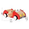 Hape Wooden Doll House Family Car| Toy Vehicle Seats up to 4 Figures for Complete Doll House Furniture Set