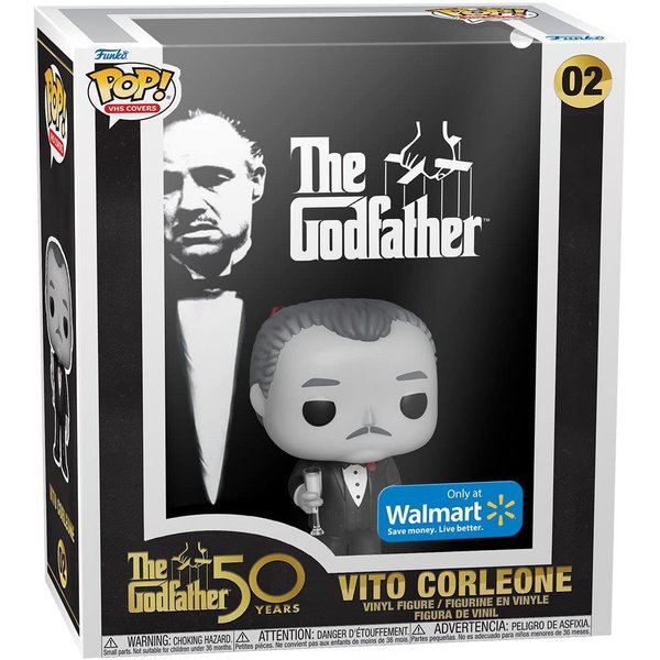 Funko The Godfather 50 Years Movie Cover Display - Vito Corleone Pop! Vinyl Collectible Figure - Limited Edition Exclusive (62486)