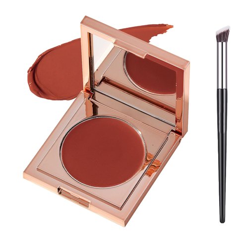 Colored Clay Undereye Corrector, Color Corrector for Dark Circles, CC Undereye Corrector and Brush, Colored Clay Eye Corrector for Women, for Concealing Dark Circles (1pcs red)