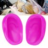 Hair Dye Ear Cover, Ear Cover Protectors For Shower,Hair Dye, Hair Dryer, Bathing, Waterproof Plastic Ear Shower Caps Reusable Hair Dye Shield Cap Anti Staining Plastic Guard Protects