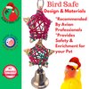 Bonka Bird Toys 960 Christmas Star Festive Xmas Vine Chew Parrot Cage Toy Conure, Cockatiel, Parakeet, and Similar Breed Sizes