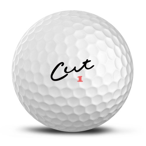 Cut DC Dual Core Golf Balls - Premium, Soft Core - Offers Decreased Ball Spin & Improved Golf Shot Accuracy and Control - 4 Piece Construction Designed for Players of All Levels (One Dozen)