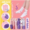 WELSOX Girls Kids Unicorn Socks Cute Fun Crew Fashion Funny Gifts Novelty Stocking Stuffers Soft Cotton Socks 6 Pairs(Unicorn,3-5 Y)