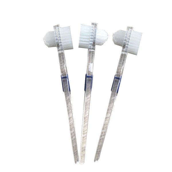 ARTIBETTER 3PCS False Teeth Cleaning Brush Two-Sided Denture Brush Clean Tool