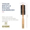 Kent V04 Vegan Boar Bristle Hair Brush, Eco Friendly Round Brush and Blow Out Brush Ideal for Creating Curls, Adding Volume and Root Lift (45mm)