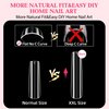 UNA GELLA XXL Long Square Nails Tips 216 PCS No C Curve Straight Nail Tips Full Cover Square Gel X Tips Extra Long Nail Tips Clear False Fake Nails Gel Nail Extension for Nail Salon Home DIY 12 Sizes