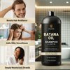 INFINA ESSENTIALS Batana Oil Shampoo with Biotin & Tea Tree Oil - Hair Growth & Thickening Shampoo for Men & Women - Sulfate Free, Promotes Hair Strength & Hydration, 16 fl oz