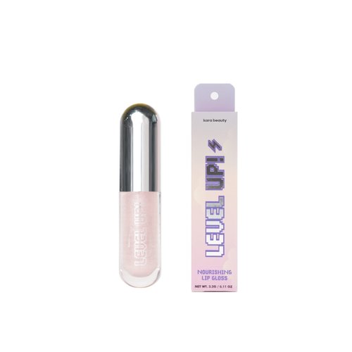 Kara Beauty LEVEL UP NOURISHING LIP GLOSS - High Shine Vegan Sugar Melon Scented Lip Gloss Infused with Hylaluronic Acid, Rosehip Oil & Vitamin E (NPC)
