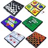 6 PCS Mini Magnetic Chess Board Game Travel Board Games for Family Travel Road Trips Camping Activities Party Games