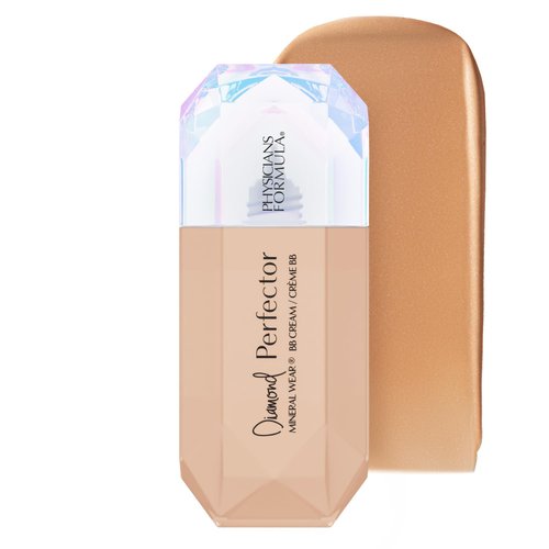 Physicians Formula Mineral Wear®Diamond Perfector BB Cream, 10 in 1 Skin Perfecting Beauty Balm, Lightweight & Luminous Finish - Medium to Tan