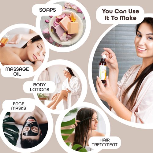 Castor Oil Pure Carrier Oil - Cold Pressed Castrol Oil for Essential Oils Mixing Natural Skin Moisturizer Body & Face, Eyelash Caster Oil, Eyelashes Eyebrows Lash & Hair Growth Serum 1 Gallon