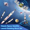 Space Exploration Shuttle Toys for Boys, STEM Aerospace Building Kit Toy with Rocket, Space Shuttle, Moon Buggy and Satellite, Best Gifts for 6, 7, 8, 9, 10+ Year Old Boys (415 PCS)