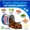 Dog Allergy Relief Chews - Itching Skin Relief for Dogs - Fish Oil - Omega 3 - Seasonal Allergies Pills - Skin & Coat, Anti Itch,Hot Spots Treatment - Canine Immune Health Supplement - 180 Soft Treats