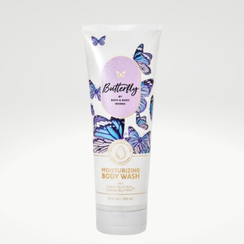 Generic Bath & Body Butterfly Moisturizing Body Wash with Shea Butter and Cocoa Butter - 10 fl. oz. (Packaging May Vary)
