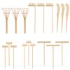 24 PCS DIY Sand Zen Garden Tools, Mini Zen Garden Rake Sets for Serenity and Spiritual Meditation, Tasteful and Elegant Zen Garden Accessories for Home Decor, and Father or Mother's Gift, by GNIEMCKIN