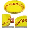 ADXCO 48 Pack Softball Plates 9 Inch and 7 Inch Home Plate Softball Round Softball Paper Plates for Sports Theme Birthday Party Decorations Party Supplies