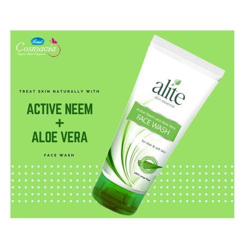 Alite Active Neem & Aloe Vera 100% Soap Free face Wash For Clear & Soft Skin 70g (Pack Of 2)