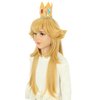 karlery Kids Girls Long Golden Princess Costume Wig with Crown Halloween Cosplay Party Wig