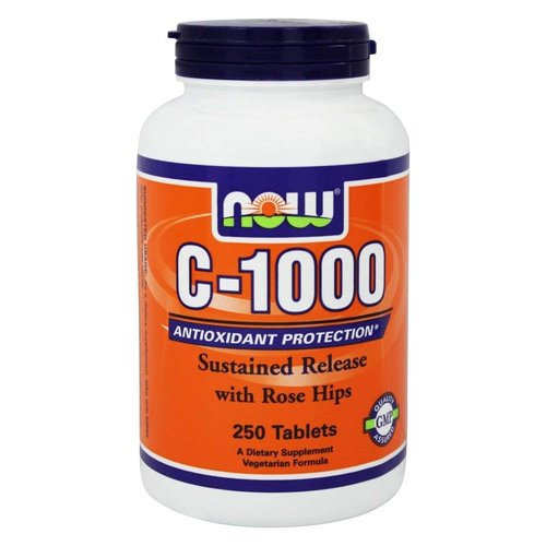 Vitamin C-1000 Time Released w/Rose Hips 250 Tab