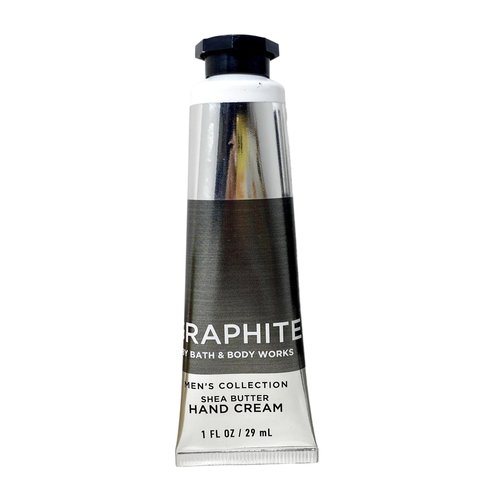 Bath & Body Works Graphite Men's Collection Hand Cream - Pack of 3 With a Himalayan Salts Spring Sample Soap.