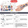Generic American Flag Temporary Tattoos Labor Stickers Independence Day Decorations Decor Party Supplies Favors Gifts for Kids Adults Home Office