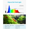 NICREW Clip on Aquarium Light, Fish Tank Light with White, Blue and Red LEDs, Planted Aquarium Light for Nano Tank, 2 Lighting Modes