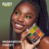 Ruby Kisses Eyeshadow Palette Highly Pigmented Eye Makeup 9 Shades Matte Shimmer Metallic Eyeshadow Palette (Madagascar Forest)