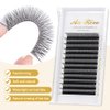 Y Lashes Extensions YY Lash Extensions D Curl 0.07mm 11mm Mix Tray Y Shape 4D Volume Premade Fan Lashes Matte Black Easy Fans Lashes Professional Use YY Lash (YY-0.07-D, 11mm)
