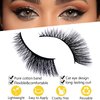 5 Pairs Cat Eye False Eyelashes, UHOMENY Angel Wings Cat Eye Lashes Natural Look Fox Eyelashes Adhesives Makeup Eye Angel Lashes Extension Fairy Sexy Eyelash (Black)