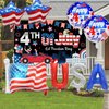 4th of July Independence Day Balloons Decorations, 16" USA Letter Banner, 18 Inch Foil Balloons, American Flag Balloons Star balloons Patriotic Party Decorations American Memorial Day Party Supplies
