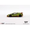 True Scale Miniatures Model Car Compatible with Lamborghini Huracán STO Verde Citrea 1/64 Diecast Model Car MGT00547