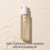MIDHA Rice Cleansing oil for clean and mild wash for face, non greasy and light texture, quick emulsifying rice bran oil, quick and easy makeup remove